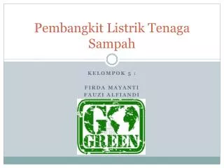 pembangkit listrik tenaga sampah