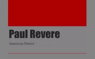 Paul Revere