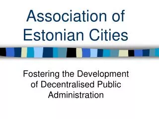 Association of Estonian Cities
