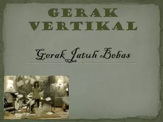 gerak vertikal