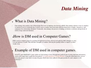 Data Mining