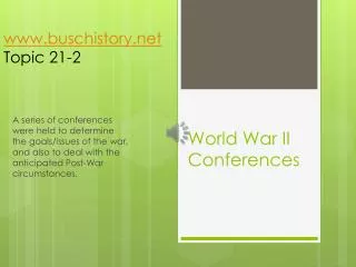 World War II Conferences