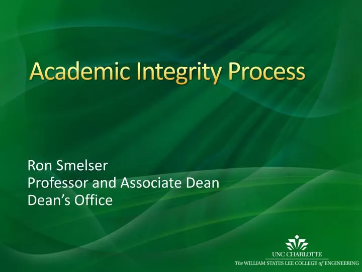 academic integrity process