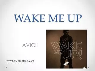 wake me up