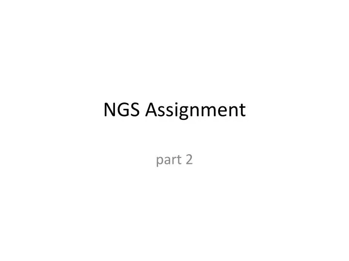 ngs assignment