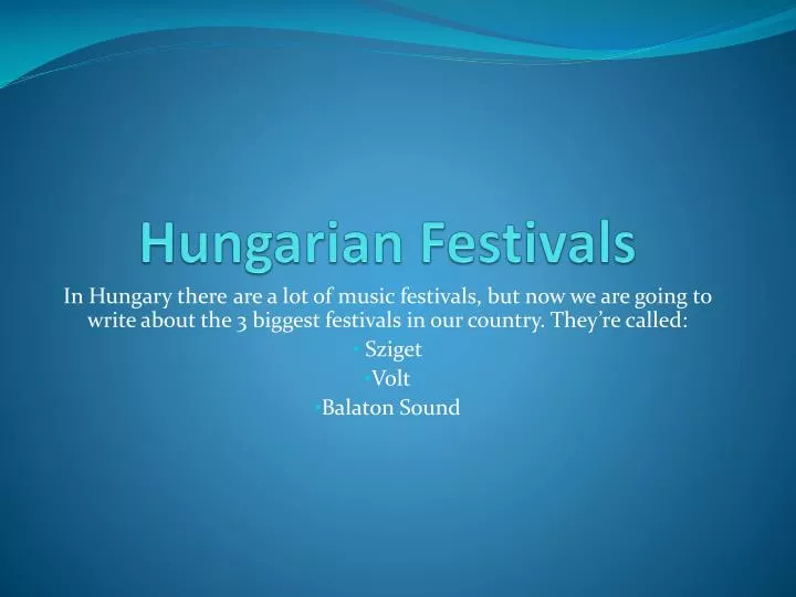hungarian festivals