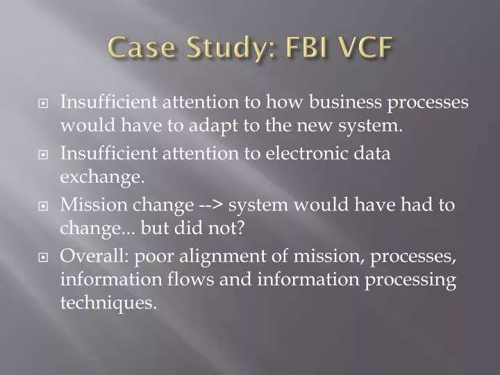 case study fbi vcf