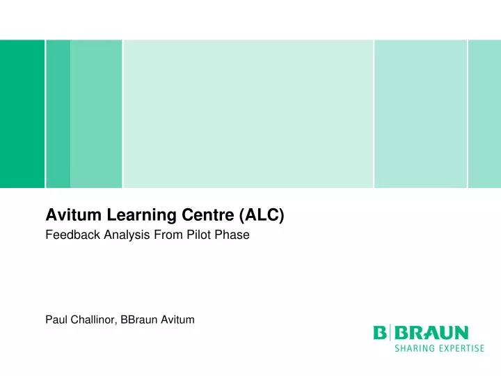 avitum learning centre alc feedback analysis from pilot phase