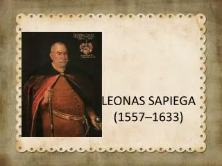 leonas sapiega 1557 1633