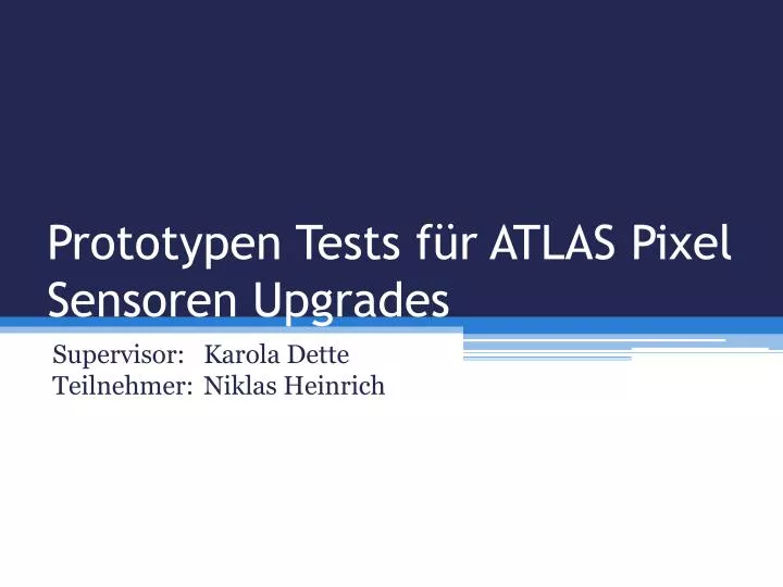 prototypen tests f r atlas pixel sensoren upgrades