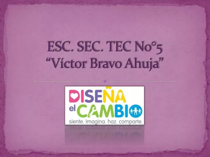 esc sec tec no 5 v ctor bravo ahuja