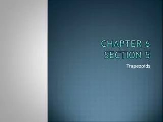 Chapter 6 Section 5