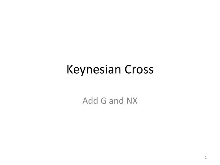 keynesian cross