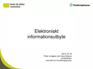 elektroniskt informationsutbyte
