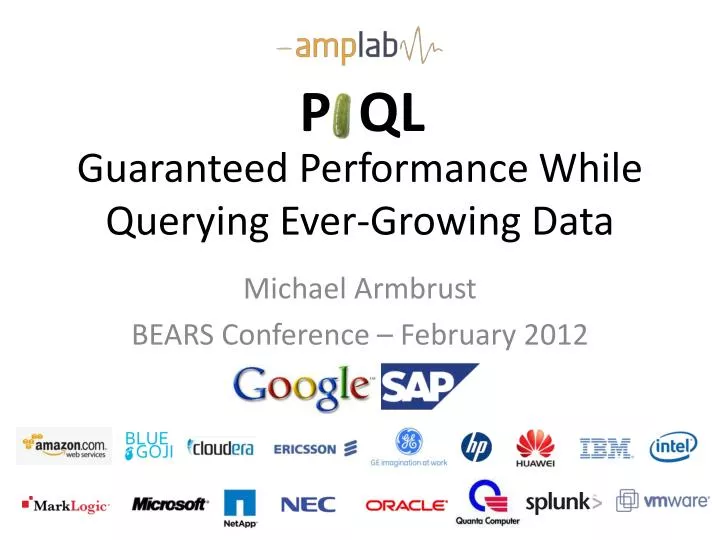 guaranteed performance while querying ever growing data