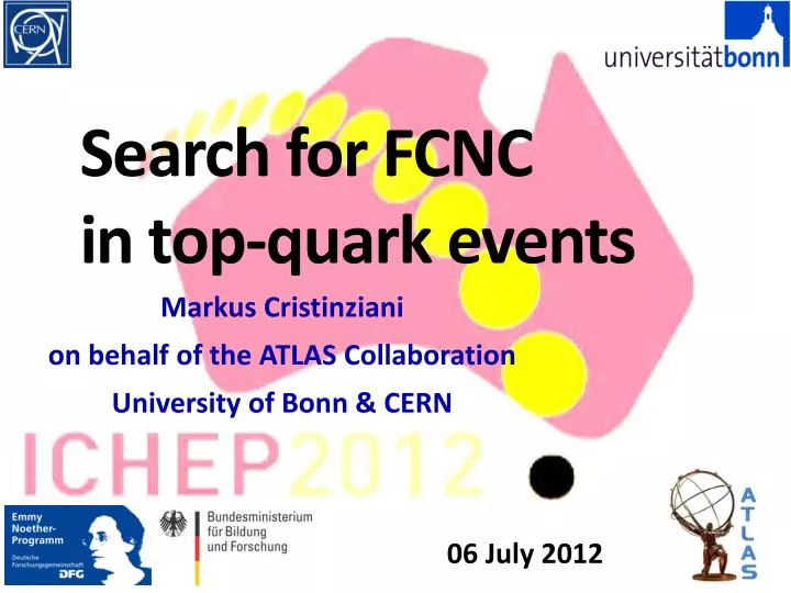 search for fcnc in top quark events