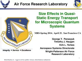 Size Effects in Quasi-Static Energy Transport for Microscopic Quantum Systems