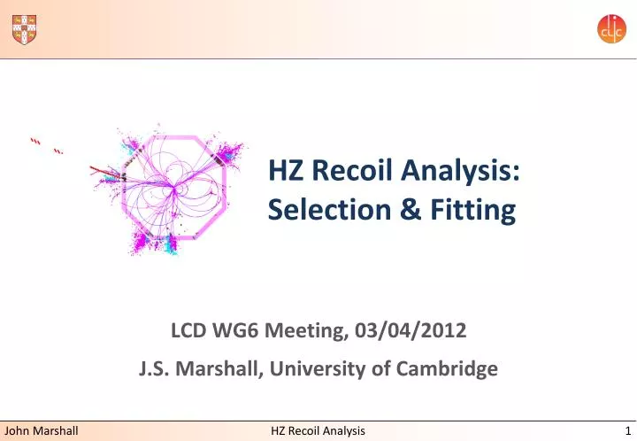 hz recoil analysis selection fitting