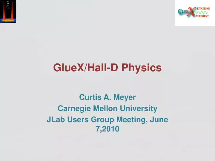 gluex hall d physics
