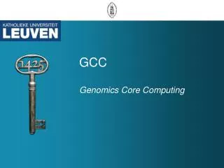 GCC Genomics Core Computing