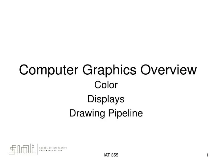 computer graphics overview