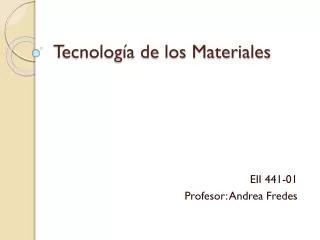 tecnolog a de los materiales