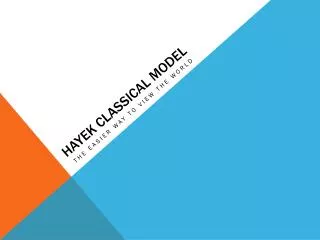 Hayek Classical Model