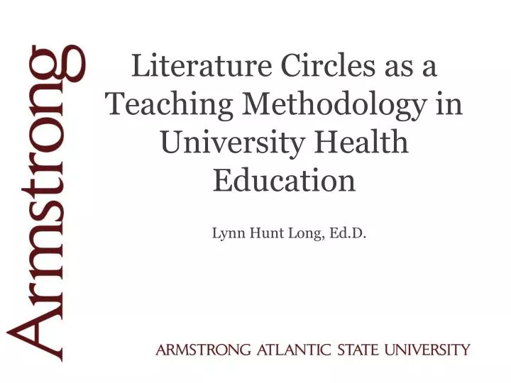 literature circles as a teaching methodology in university health education