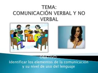 tema comunicaci n verbal y no verbal