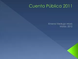 cuenta p blica 2011