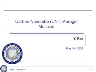 Carbon Nanotube (CNT) Aerogel Muscles