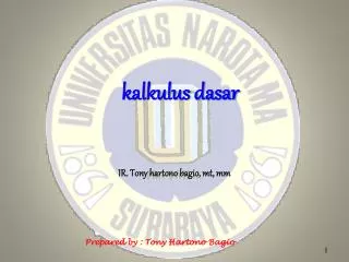 kalkulus dasar