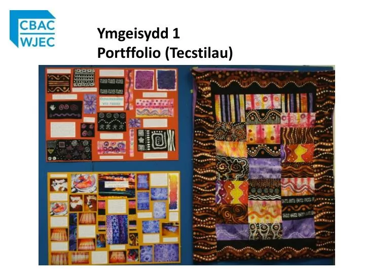 ymgeisydd 1 portffolio tecstilau