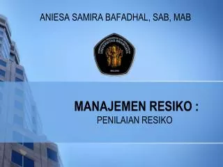 manajemen resiko