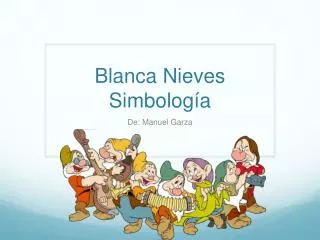 blanca nieves simbolog a