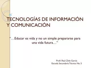 tecnolog as de informaci n y comunicaci n