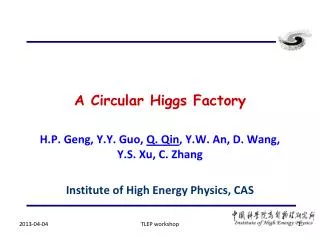 A Circular Higgs Factory