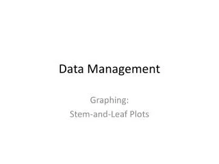 data management