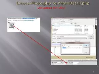 browsephoto php to photodetail php