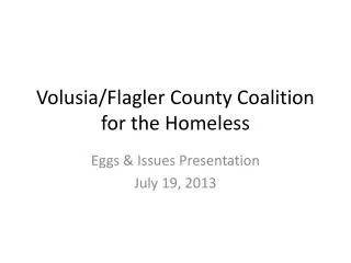 Volusia/Flagler County Coalition for the Homeless