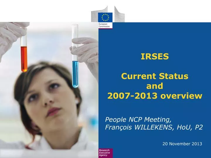 irses current status and 2007 2013 overview
