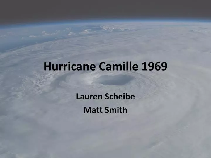 hurricane camille 1969