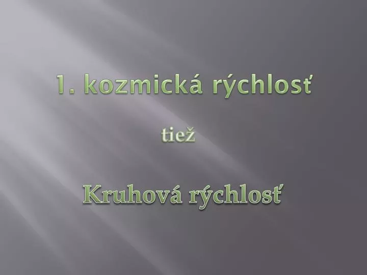 1 kozmick r chlos