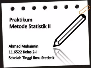 praktikum metode statistik ii