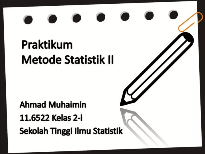 praktikum metode statistik ii