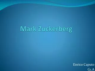 mark zuckerberg