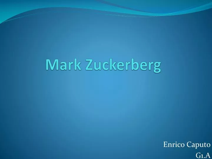 mark zuckerberg