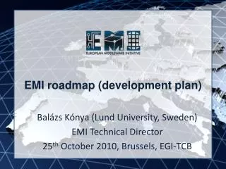 EMI roadmap (development plan)