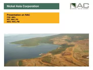 Nickel Asia Corporation