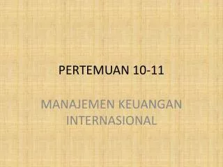 pertemuan 10 11